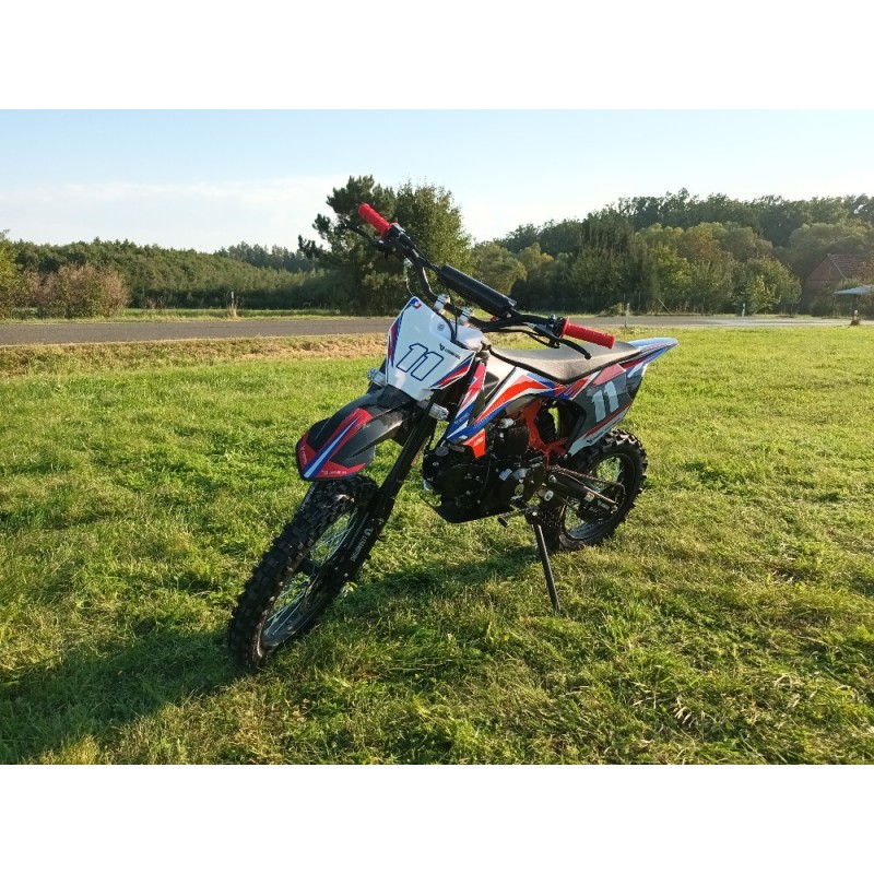 Pitbike Leramotors Shark 125ccm E-Start 4T 17/14 Červená