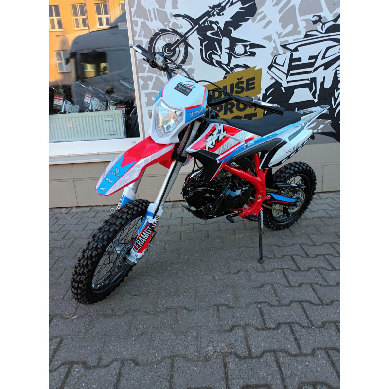 Pitbike leramotors thunder 125cc 4t 17/14 červená