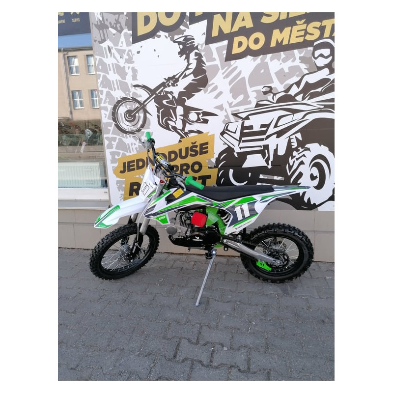 Pitbike Leramotors Shark 125ccm 4T 17/14 Zelená