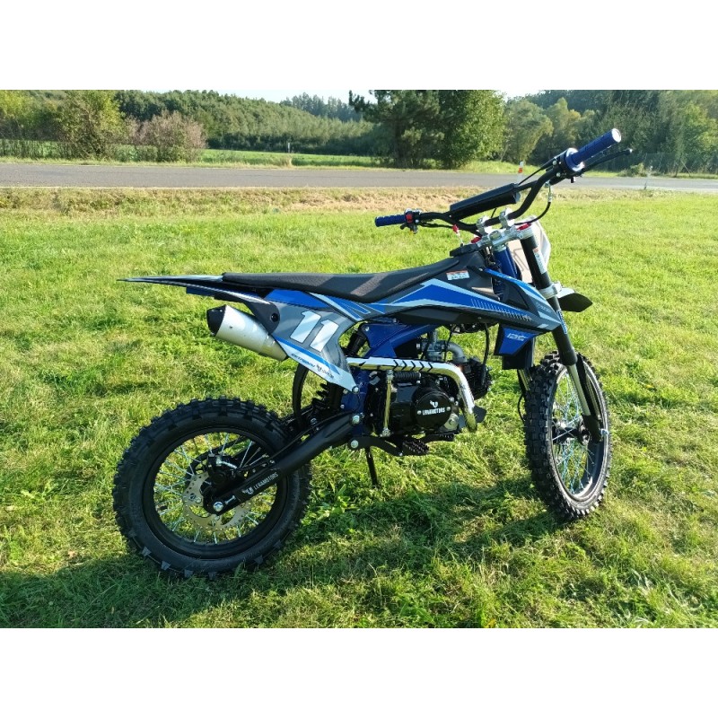 Pitbike Leramotors Shark 125ccm E-Start 4T 17/14 Modrá - 10. pohled