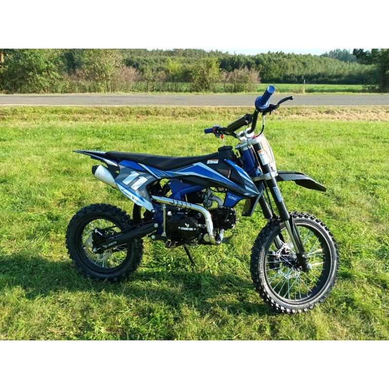 Pitbike Leramotors Shark 125ccm E-Start 4T 17/14 Modrá - 12. pohled