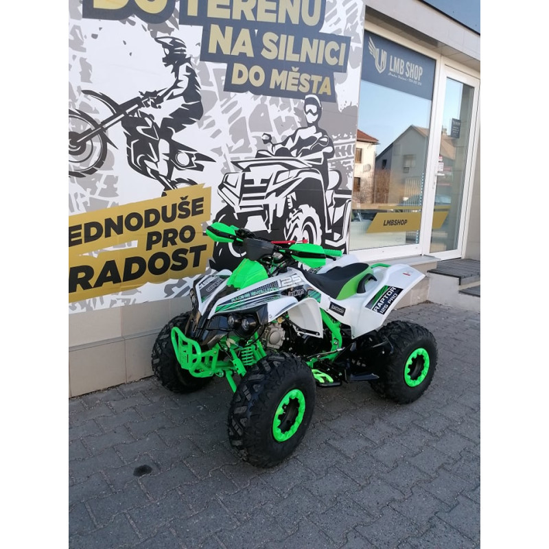 Dětská čtyřkolka Leramotors Raptor 125ccm Pro 3+1 Bílá